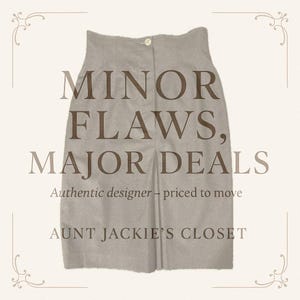 Saia lápis vintage Christian Dior de lã – Cintura alta cinza 100% Lana – Pequenas falhas, grande desconto
