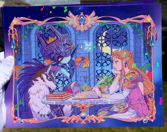 TLOZ: LOFI Twilight Princess Holographic Print