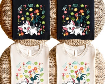 Disney Moana Hei Hei Pua Shirt, Cute Cartoon Animal Tee, Funny Tropical Movie T-Shirt, Adventure Island Fan Gift