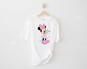 Happy Minnie Shirt, Comfort Colors Tee, Disney Shirt, Easter Disney Shirt, Disney Trip Shirt, Disney Family Vacation Shirt, Easter Bunny Tee