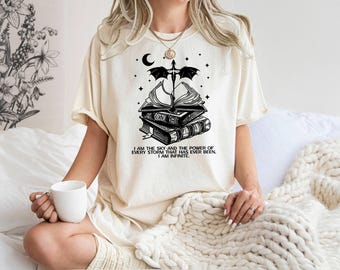 Comfort Colors Shirt, I Am Infinite Tee, Fourth Wing Tee, Dragon Rider Shirt, Basgiath War College Tee, Riders Quadrant Tee, Fly Or Die Tee