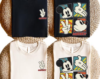 Classic Mickey Mouse Shirt, Disney Mickey Tee, Cute Cartoon Disney Shirt, Magical Mickey Park Outfit, Family Trip T-shirt
