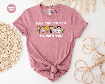 Star Wars May The 4th Be With You Shirt, Star Wars Gift Shirt, May the Fourth Tee, Galaxy's Edge Apparel, Gift For Star Wars, Darth Vader