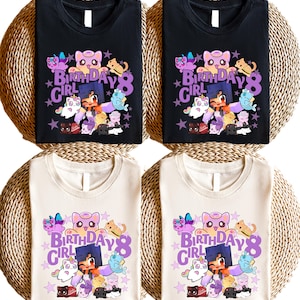 Custom Gamer Girl T-shirt ,Girly Aphmu Tee, Gamer Birthday shirts for kids, Family Matching Tee, Toodler, Youth, Personalized Tee, All Sizes
