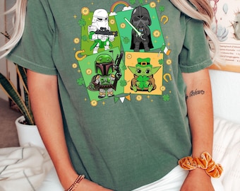 Comfort Color Shirt, Star Wars Shirt, St Patrick's Day Tee, Yoda Tee, Disney Vacation Tee, Darth Vader Tee, Boba Fett Tee, Storm Trooper Tee