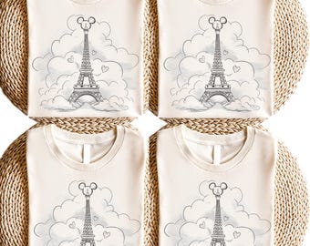 Paris Disney Shirt, Disneyland Paris Tee, Eiffel Tower Mickey Shirt, Magical Paris Trip Shirt, Disney Travel Tee, Family Vacation Shirt