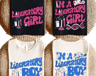 Laboratory Girl or Boy Shirt, Cute Future Scientist Kids Tee, STEM Lab Shirt for Children, Science Classroom Outfit, Science Gift Idea
