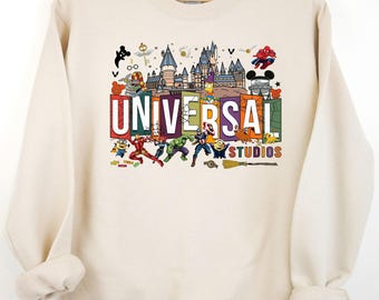 Sudadera de Universal Studios, camiseta de viaje de Universal, camiseta infantil de Universal, camiseta de vacaciones familiares, camiseta de viaje de Universal, camiseta de viaje familiar