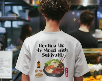 Sukiyaki T-shirt: Japanese Foodie Gift, 100% Cotton Unisex Tee - Etsy