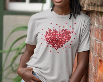Heart T-Shirt: Many Hearts, One Love - Valentine Gift