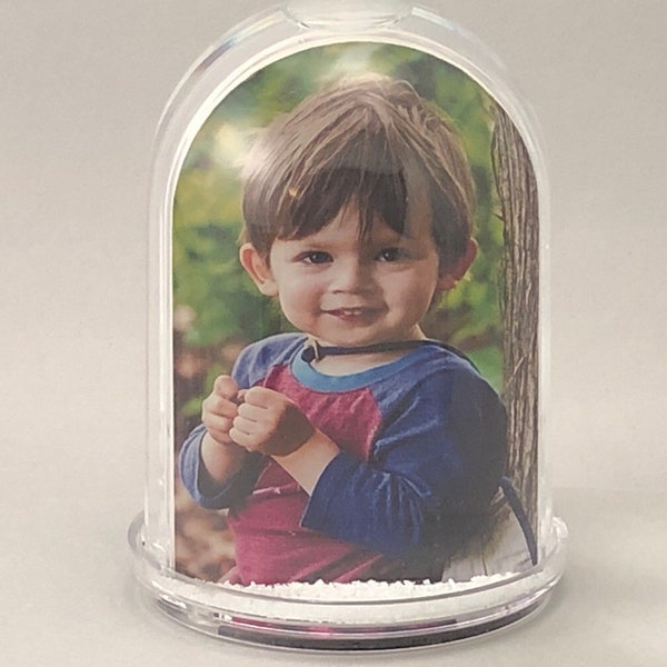 Photo Snow Globe Etsy