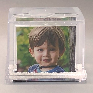Cute Cube! Easy DIY Double-sided Photo Snow Globe Snowdome