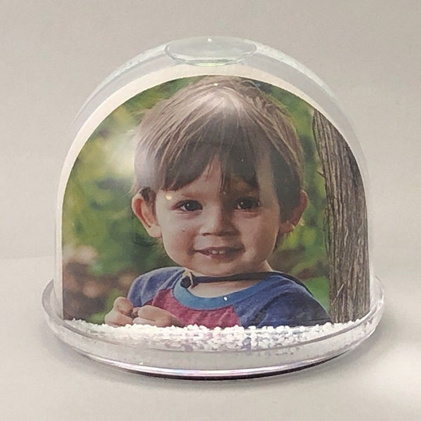 Photo Snow Globe Etsy