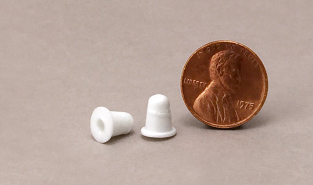 DIY Snow Globe Repair set of 2 Plastic Replacement Plugs for Vintage