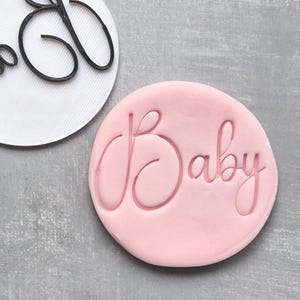 Cupcake Stamp Baby | Embossers fondant/cookie / biscuit stamp icing M&S biscuit