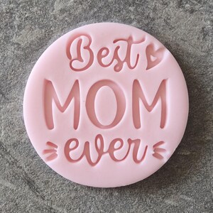 Best Mum Ever Cookie Stamp cupcake Embosser fondant/cookie/biscuit/cake