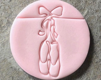 Pointe Shoes Cookie Stamp, Ballet Fondant Embosser for Dance Party Decor | Cookie Cutter