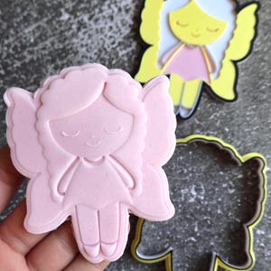 Fairy Cookie Stamp: 3D Printed Fondant Embosser