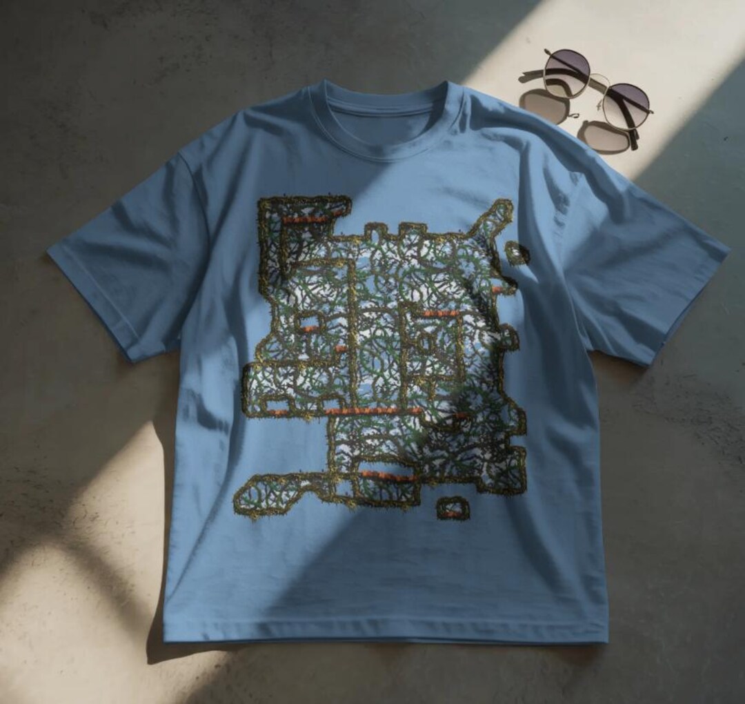 DK Country Shirt, Stickerbush Symphony Drop Shoulder Tee, SNES