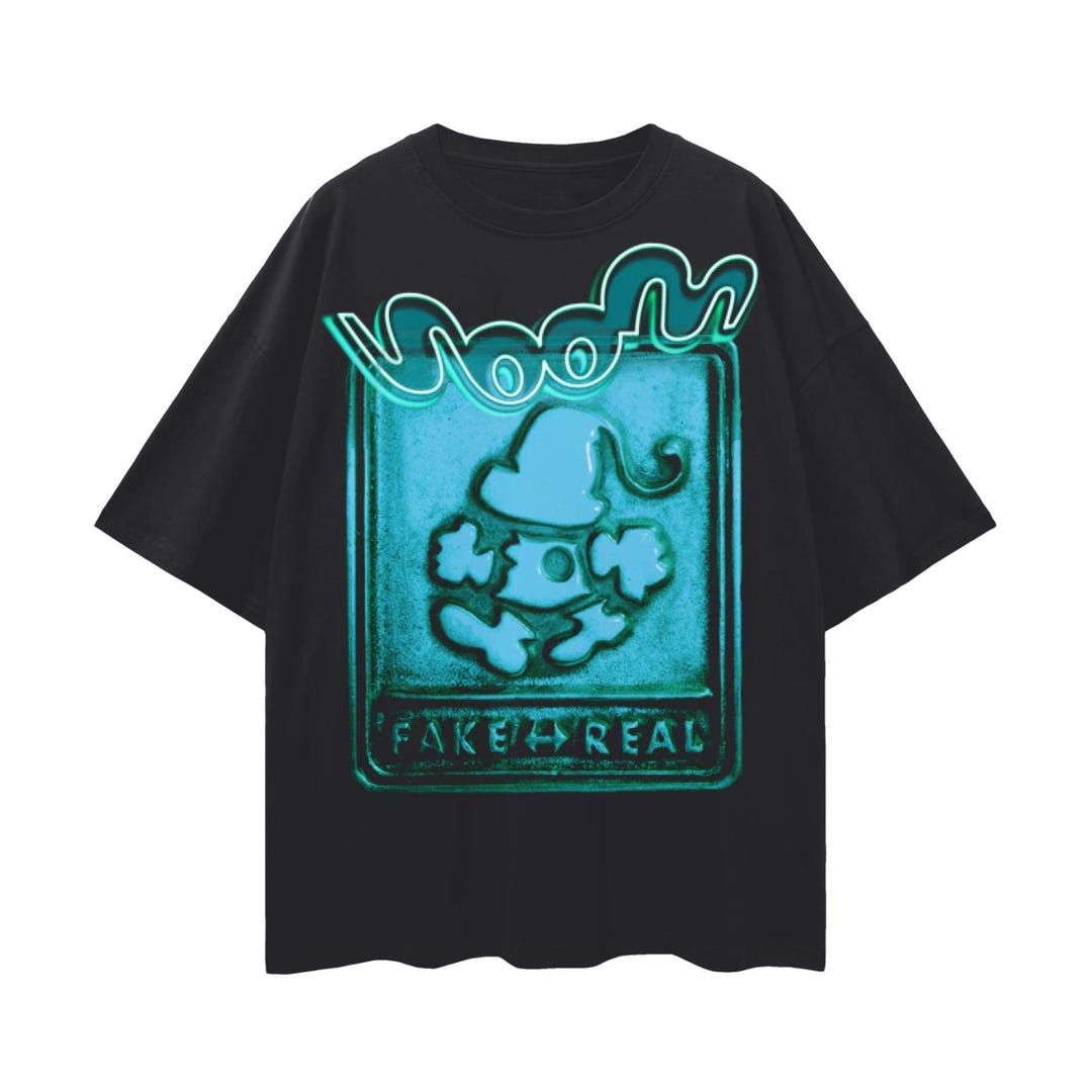 Moon Remix RPG T-shirt: Oversized 100% Cotton Cult Classic Tee - Etsy