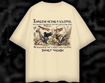 Squirrel Graphic T-Shirt – Unisex Cotton Tee