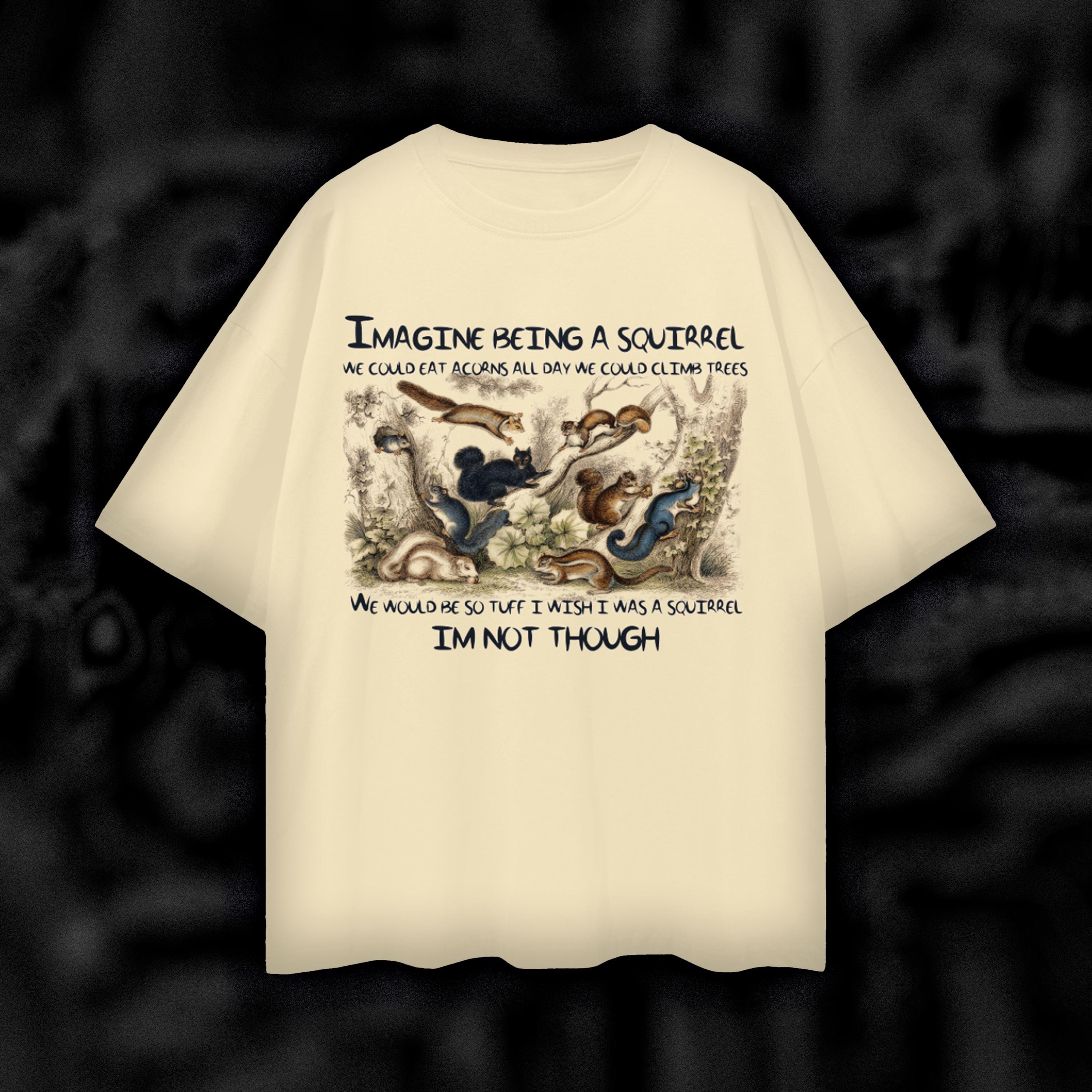 Squirrel Graphic T-shirt – Unisex Cotton Tee - Etsy