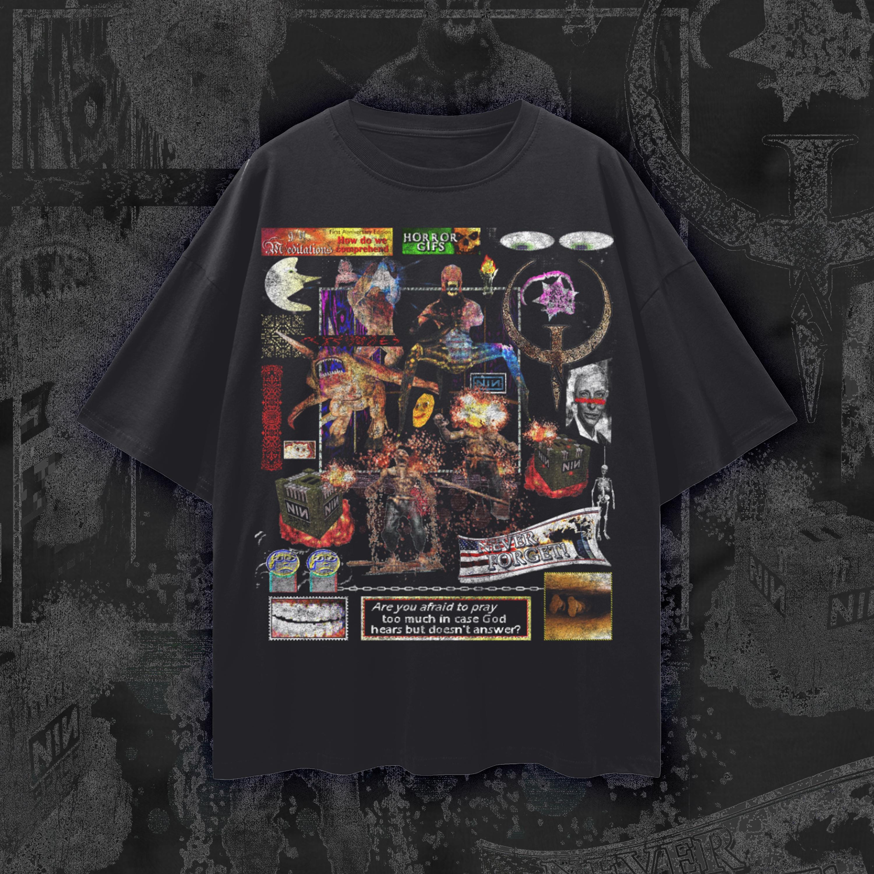 Vintage Quake Geocities T-shirt: 1997 Netcore Tee, Cybergrunge