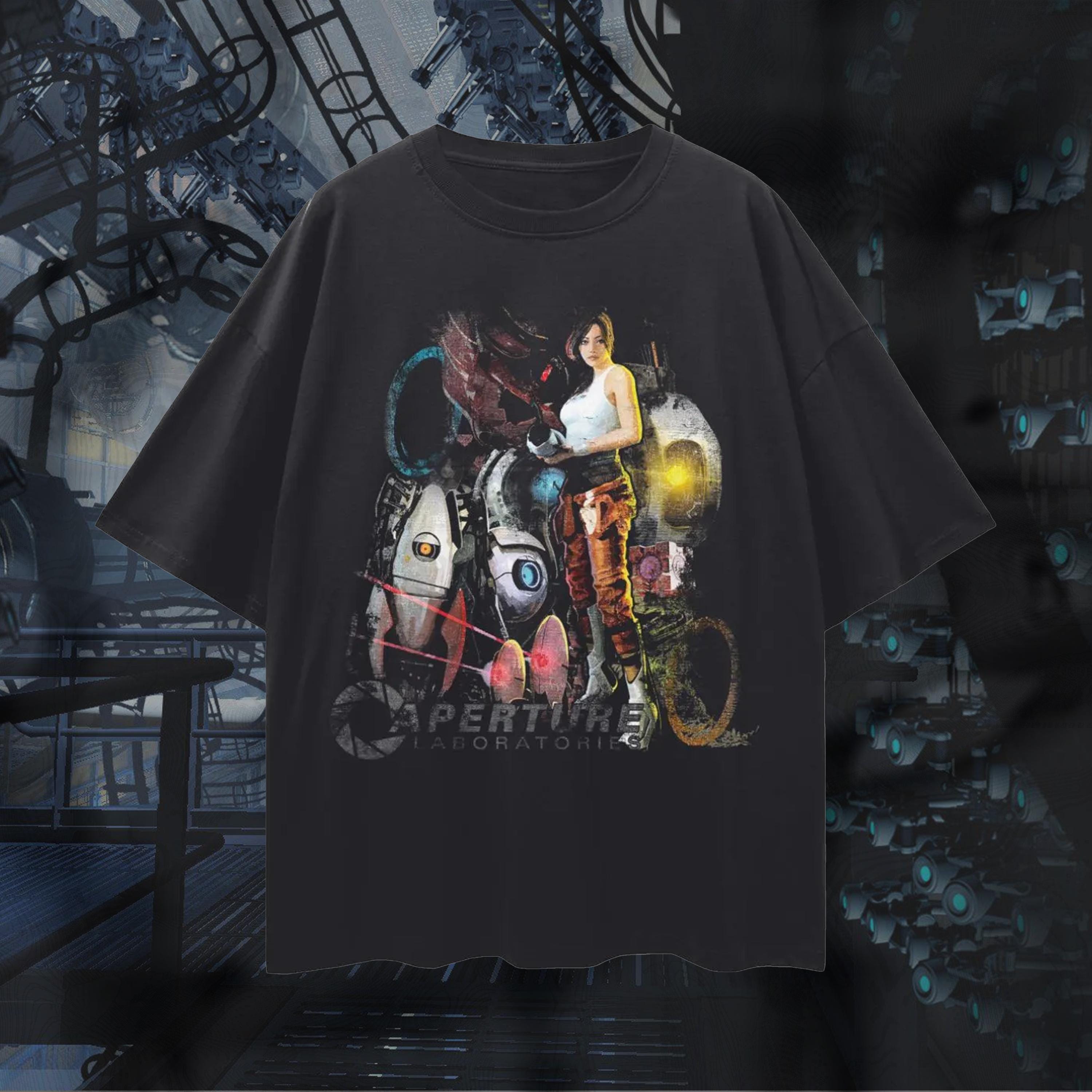 ARTS & SCIENCE STANDARD SHIRT 希少サイズXXL Portal 2 Aperture Science T-shirt: Vintage Gaming Tee, Oversized
