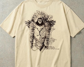 Camiseta de Miedo y Hambre, RPG de terror oscuro, juego indie, 100 % algodón