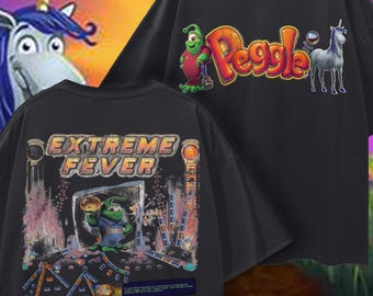 Camiseta Peggle – Camiseta grande Bjorn & Splork, 100% algodão, estilo vintage gamer, streetwear