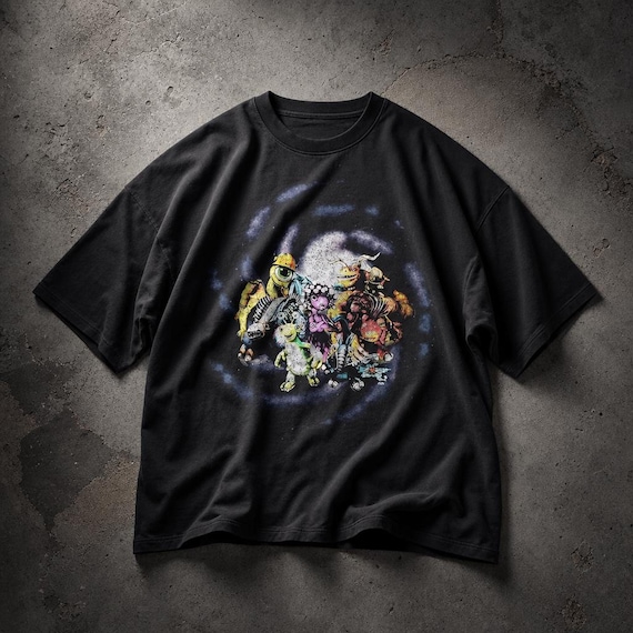 Spore Game Shirt, 100% Cotton Oversized Tee With Colorful Creature