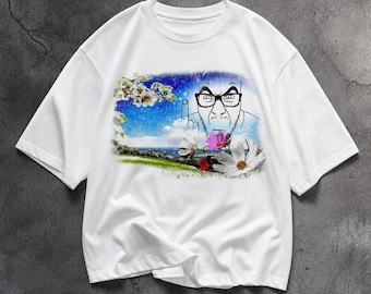 Ironic Wojak Graphic Tee, Y2K Internet Meme Shirt, 100% Cotton O-Neck