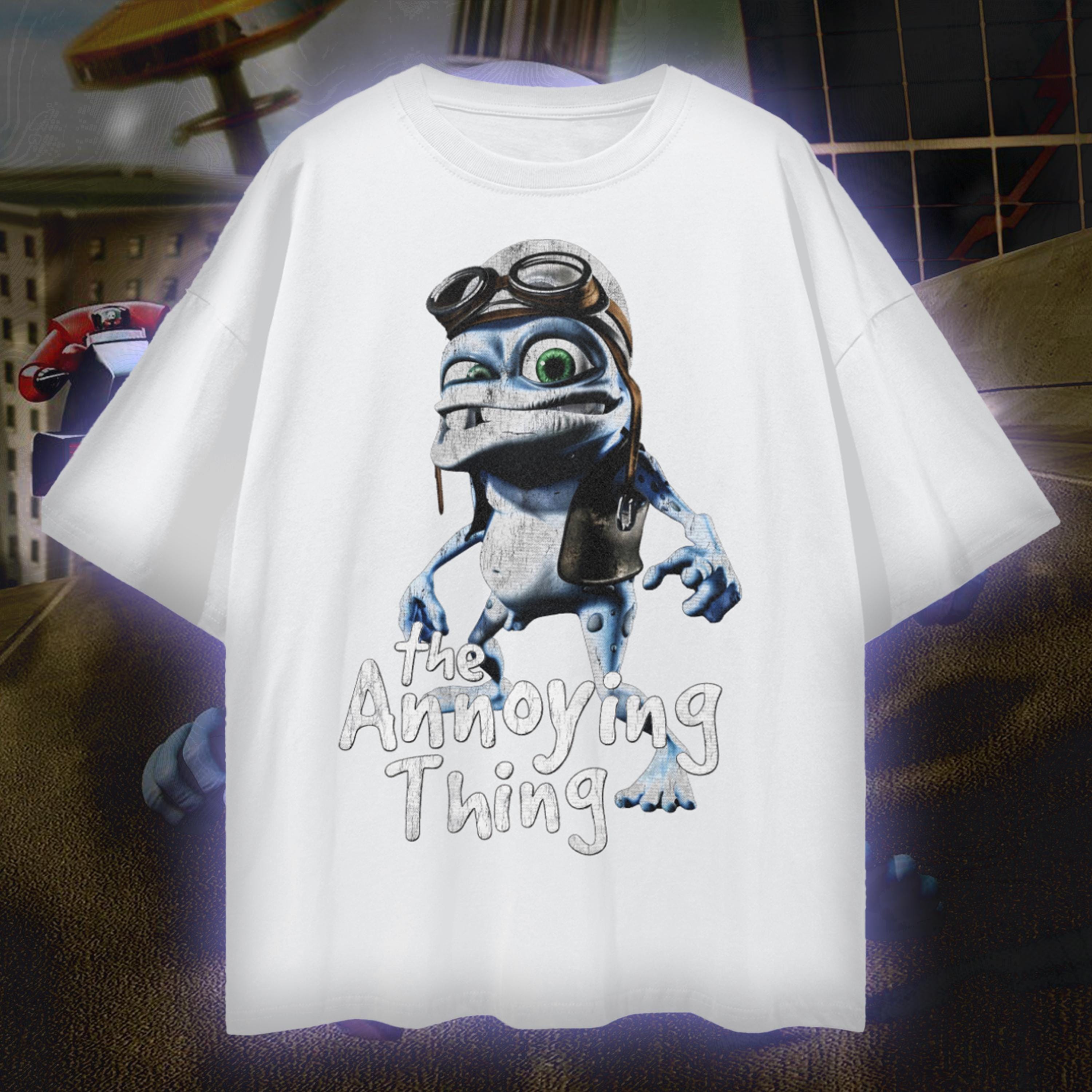 クレイジーフロッグミームTシャツ：ノスタルジックな2000年代の