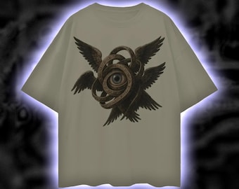 T-shirt ange bibliquement précis - T-shirt graphique Seraphim Divine Horror