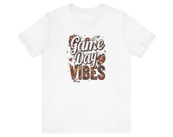Game Day Vibes T-Shirt, Football Fan Soft Tee, Tailgate T-Shirt, Sports Shirt