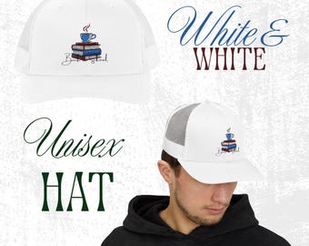 Book Lover Snapback Hat: Embroidered Unisex Cap for Readers