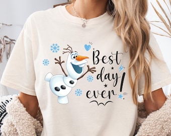 Disney Frozen Olaf T-shirt, Best Day Ever! Sweatshirt, Arendelle Kingdom Tee, Disney Olaf Shirt , Disney Frozen Tee, Magic Kingdom Shirt