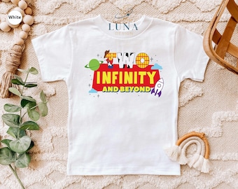 Two Infinity And Beyond Shirt, Disney Shirt, Movie Shirts, Toddler Shirt, Twodles Shirt, Birthday Shirt, Toy Story Shirt, Birthday Party Tee