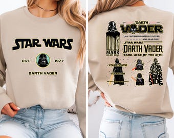 Retro Star Wars Shirt, Disney Star Wars Sweatshirt, Star Wars Characters Shirt, Galaxy's Edge T-shirt, Star Wars Two Sided Hoodie