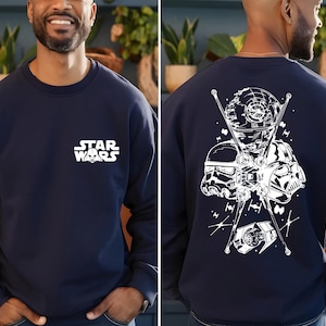 Disney Star Wars Two Sided T-Shirt, Star Wars Shirt, Darth Vader Shirt, Galaxy's Edge Shirt, Retro Star Wars Shirt