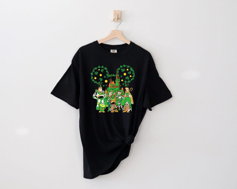Camiseta de colores cómodos, camiseta de Toy Story, camiseta de San Patricio, camiseta del Sheriff Woody, camiseta de Buzz Lightyear, camiseta de San Patricio de Disney, camiseta de Jessie imagen 7