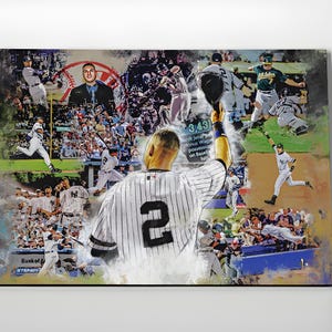 Derek Jeter Poster or Wrapped Canvas