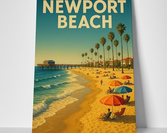 Newport Beach Poster or Canvas
