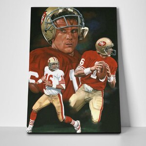 Joe Montana Painting Poster or Canvas