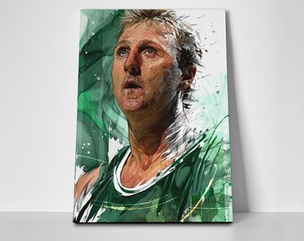 Larry Bird Poster or Canvas