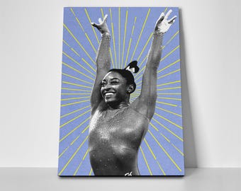 Simone Biles Gymnastics Poster or Canvas