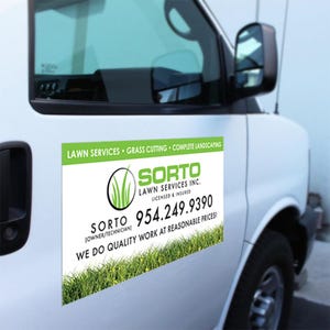 Custom Car Magnets – Personalized Business, Logo, or Decorative Vehicle Magnet, Weatherproof & Durable