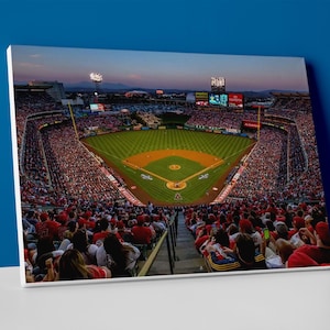 Los Angeles Angels Stadium Poster or Wrapped Canvas