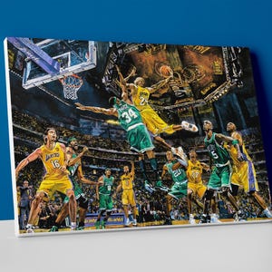 Poster ou toile de peinture Kobe Bryant Dunk