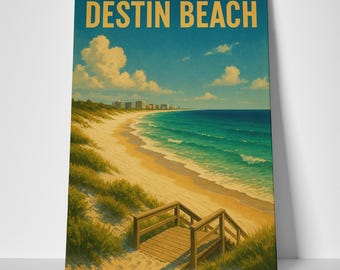 Destin Beach Poster or Canvas